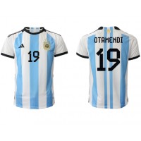 Argentina Nicolas Otamendi #19 Domaci Dres SP 2022 Kratak Rukav